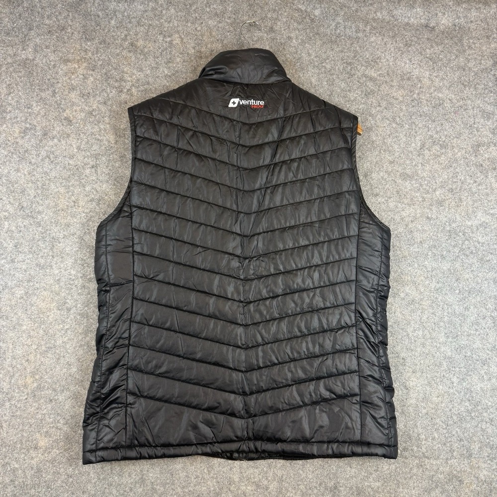 Venture Heat Vest Womens XL Black Nylon Puffer Full Zip Heated (no Battery) - Picture 2 of 11